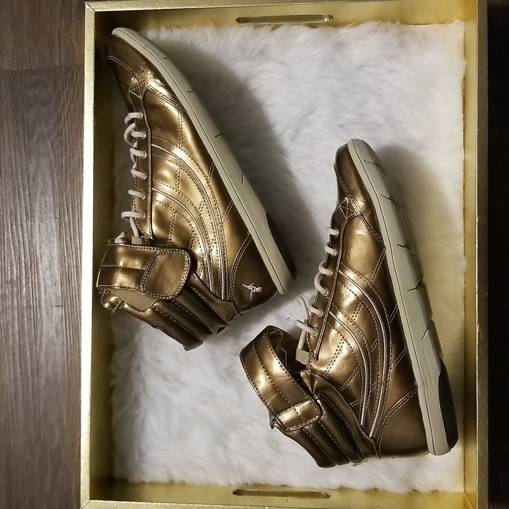 Chinese Laundry Bronze Sneakers Size 10 - Picture 3 of 6